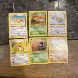Pokemon TCG Jungle Lot Of 6 Cards - Image 1