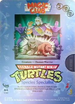 SECRET LAIR X Teenage Mutant Ninja Turtle (TMNT) VHS VILLAINS FOIL EDITION - Image 5