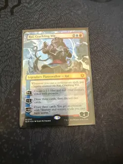 Ral, Crackling Wit (Borderless) Bloomburrow Foil - Image 1