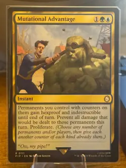 1x Mutational Advantage - Universes Beyond: Fallout - NM - MTG - Image 1