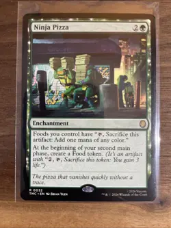 MTG Ninja Pizza, NM-Mint, English Commander: Teenage Mutant Ninja Turtles - Image 1