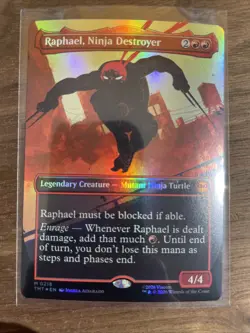 Raphael, Ninja Destroyer - 218 - MTG: Teenage Mutant Ninja Turtles - Foil - Image 1
