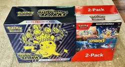 Pokemon Surging Sparks Elite Trainer Box ETB + Booster Bundle COSTCO IN HAND - Image 1