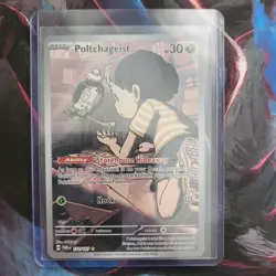 Pokemon Poltchageist Illustration Rare Holo 171/167 Sv06 Twilight Masquerade - Image 1