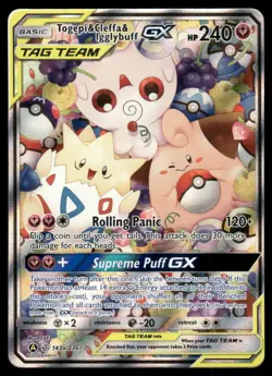🔥 Pokemon Cards Togepi & Cleffa & Igglybuff GX 143a/236 Promos Holo - Image 1