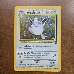 Wigglytuff 19/130 Holo Rare Pokemon 2000 Base Set 2 - LP - Image 1