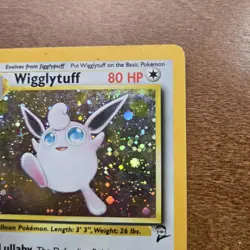 Wigglytuff 19/130 Holo Rare Pokemon 2000 Base Set 2 - LP - Image 4
