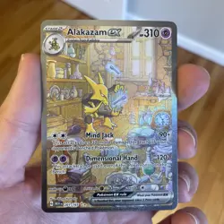 Pokemon TCG - Alakazam Ex 201/165 - S&V 151 - Special Illustration Rare - NM+ - Image 1