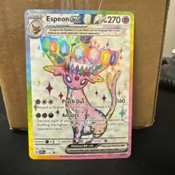 Pokemon Espeon ex SVP 175 Premium Figure Collection Promo near mint ships fast - Image 1