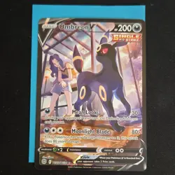 Pokemon Umbreon V Ultra Rare Full Art Brilliant Stars Holo TG22/TG30 200 HP - Image 1