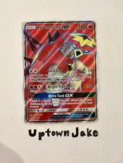 Pokemon Turtonator GX Ultra Rare Full Art 131/145 Sm-Guardians Rising 131/145 - Image 1