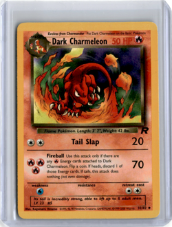 Pokemon WOTC Team Rocket - Dark Charmeleon 32/82 - Uncommon - LP - Vintage - Image 1