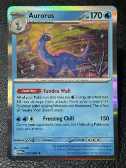 Aurorus 024/088 - Holo Rare - Pokemon TCG: Perfect Order - English NM - Image 1