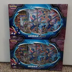 Pokemon Greninja V-Union Special Collection Box Exclusive TWO BOXES - Image 1