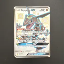 Pokemon Rayquaza GX Alternate Art Promo 177A/168 Holo HP 180 English 2017 - Image 1