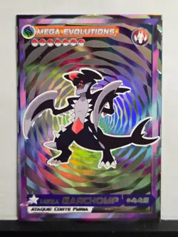 Mega Garchomp Holo Pokemon Mega Evolutions Set Peru NM - Image 1