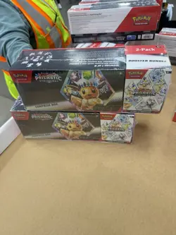 Pokemon Prismatic Evolutions Surprise Box/Booster Sam's Club Bundle ( 2 BOXS) - Image 1