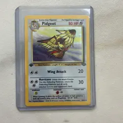 Pokemon Pidgeot Jungle 1st Edition Holo Rare 8/64 80 HP 1999 English - Image 1