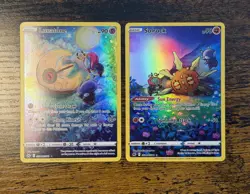 Lunatone GG11/GG70 & Solrock GG15/GG70 Crown Zenith Full Art Holo NM Pokemon TCG - Image 1