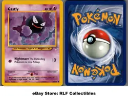 2002 Pokemon, Neo Destiny, #65/105 Gastly, Common - Image 1