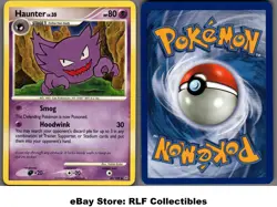 2008 Pokemon, D&P Stormfront, #40/100 Haunter Lv. 35, Uncommon - Image 1