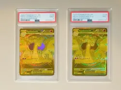 2025 Pokemon PFL EN - Mega Charizard X ex #130 Mega Hyper Rare - PSA 9 -Lot of 2 - Image 1