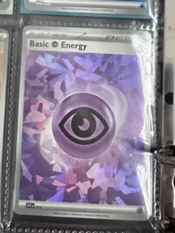 2024 Pokemon Basic Psychic Energy Cracked Ice Holo 013 SVE English - Image 1
