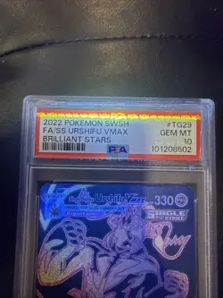 ‘22 Pokemon SWSH FA/SS Urshifu Vmax Brilliant Stars #TG29 PSA Gem Mt 10 - Image 3