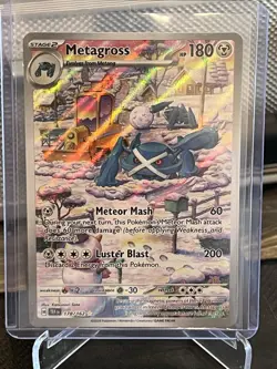 Pokemon TCG Metagross 178/162 Temporal Forces Illustration Rare - Image 1