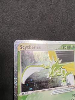 Scyther ex 102/109 SWIRL Ultra Rare - Pokemon Ruby and Sapphire Vintage LP - Image 2