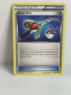 Pokemon TCG VTG LP Super Rod 95/101 Noble Victories Regular - Image 1
