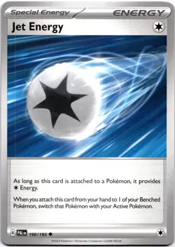 Jet Energy Uncommon SV02: Paldea Evolved 190/193 NM Pokemon - Image 1