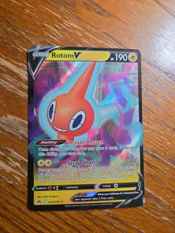 Rotom V Ultra Rare Holo CRZ 045/159 NM Pokemon TCG - Image 1