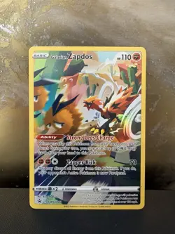 Pokemon Galarian Zapdos SWSH283 Black Star Promo Holo NM Fast Shipping USA Fast - Image 1