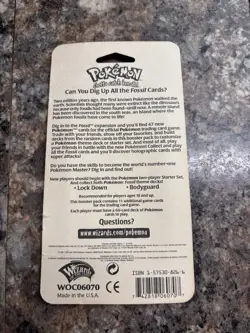 Pokemon TCG Fossil Booster Pack Lapras Art Sealed 1999 Wizards of the Coast - Image 3