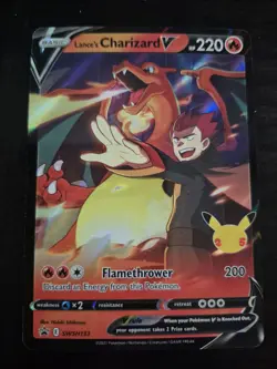 Lance's Charizard V - SWSH133 Sword & Shield Promo NM Pokemon TCG - Image 1