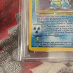 PSA 5 Pokemon TCG Blastoise Base Set 2/102 Holo Unlimited Holo Rare MINT - Image 5