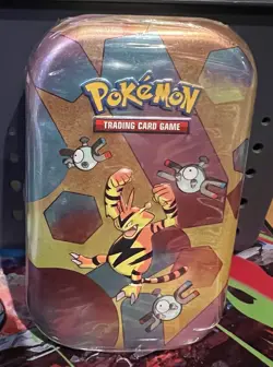 2023 Pokemon Scarlet & Violet 151 Electabuzz 2 Booster Pack & Coin Mini Tin New - Image 1