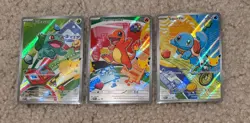 Pokemon First Partner Illustration Collection MEP Bulbasaur Charmander Squirtle - Image 1