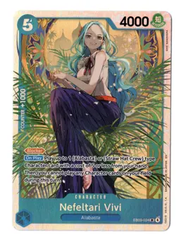 One Piece EB03-024 Nefaltari Vivi SR NM-MT - Image 1