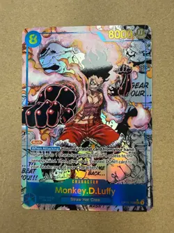 🧭One Piece Monkey D Luffy Manga A fist of Divine Speed OP11-118 English🏴‍☠ - Image 1