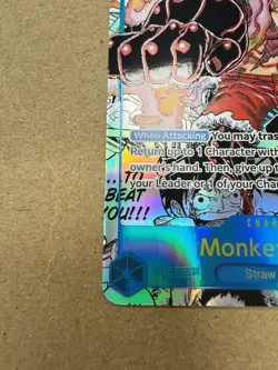 🧭One Piece Monkey D Luffy Manga A fist of Divine Speed OP11-118 English🏴‍☠ - Image 5