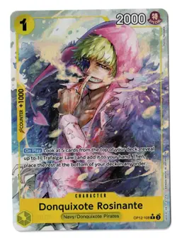 One Piece EN OP12-108 Donquixote Rosinante R NM-MT - Image 1