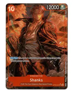 One Piece EN OP06-007 Shanks Alt Art SR NM-MT - Image 1