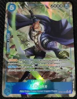 One Piece EN OP05-055 X. Drake R Alt Art NM-MT - Image 1