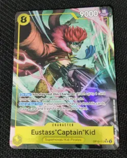 One Piece EN OP10-112 Eustass "Captain" Kid SR Alt Art NM-MT - Image 1