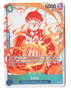 One Piece EN OP10-043 Sabo Promo R NM-MT - Image 1