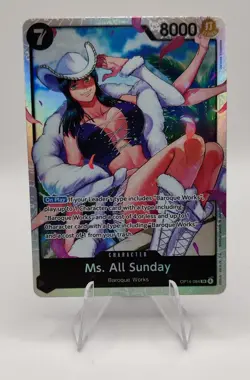 One Piece EN OP14-084 Ms. All Sunday SR - Image 1