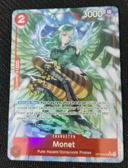 One Piece EN OP10-016 Monet SR Alt Art NM-MT - Image 1