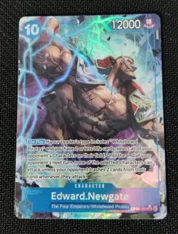 One Piece EN OP08-043 Edward.Newgate SR Alt Art NM-MT - Image 1